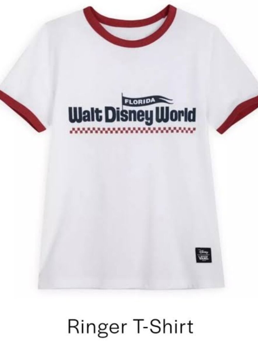 Disney x Vans Collection Walt Disney World Ringer T-Shirt M